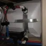 RV Water Heater Rear